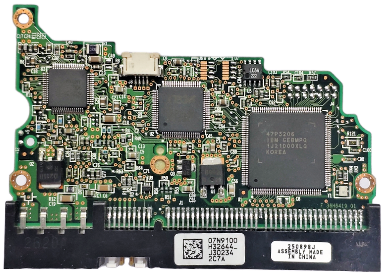 Плата HDD PCB 36H6419 07N9100 IBM IC35L040AVVA07-0 IC35L060AVVA07-0 IC35L080AVVA07-0 IC35L120AVVA07-0