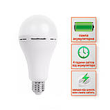 Ліхтарик-лампа на акумуляторі Е27 LED SL-EBL-803 АС9W DC3W 6400К, фото 3