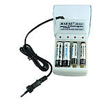 Зарядний пристрій для акумуляторних батарей JIABAO JB-212 + акумулятори 4 шт типу AA, фото 5