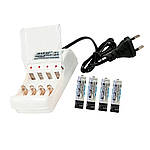 Зарядний пристрій для акумуляторних батарей JIABAO JB-212 + акумулятори 4 шт типу AA, фото 6