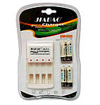 Зарядний пристрій для акумуляторних батарей JIABAO JB-212 + акумулятори 4 шт типу AA, фото 7