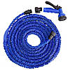 Шланг для поливу, що саморозтягується, 52,5 м / 175 ft, Magic Hose, Синій / Шланг поливальний для саду, фото 3