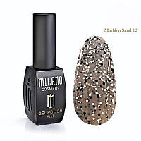 Гель-лак Milano Cosmetic Marblen Sand №12, 8 мл