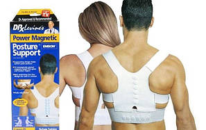 Магнітний коректор постави для спини Posture Support унісекс S-M 60-81 см, фото 1
