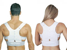 Магнітний коректор постави для спини Posture Support унісекс S-M 60-81 см, фото 3