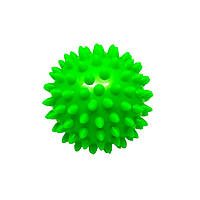Мяч массажный резиновый надувной 7 см Зеленый