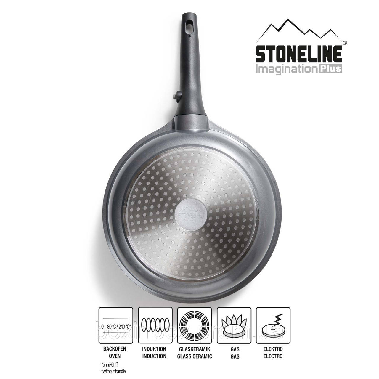 Сковорода STONELINE® Imagination PLUS 28 см, со съемной ручкой STONELINE® оригинал!(Уценка.Дефект ручки) Здо - фото 4 - id-p1799622117