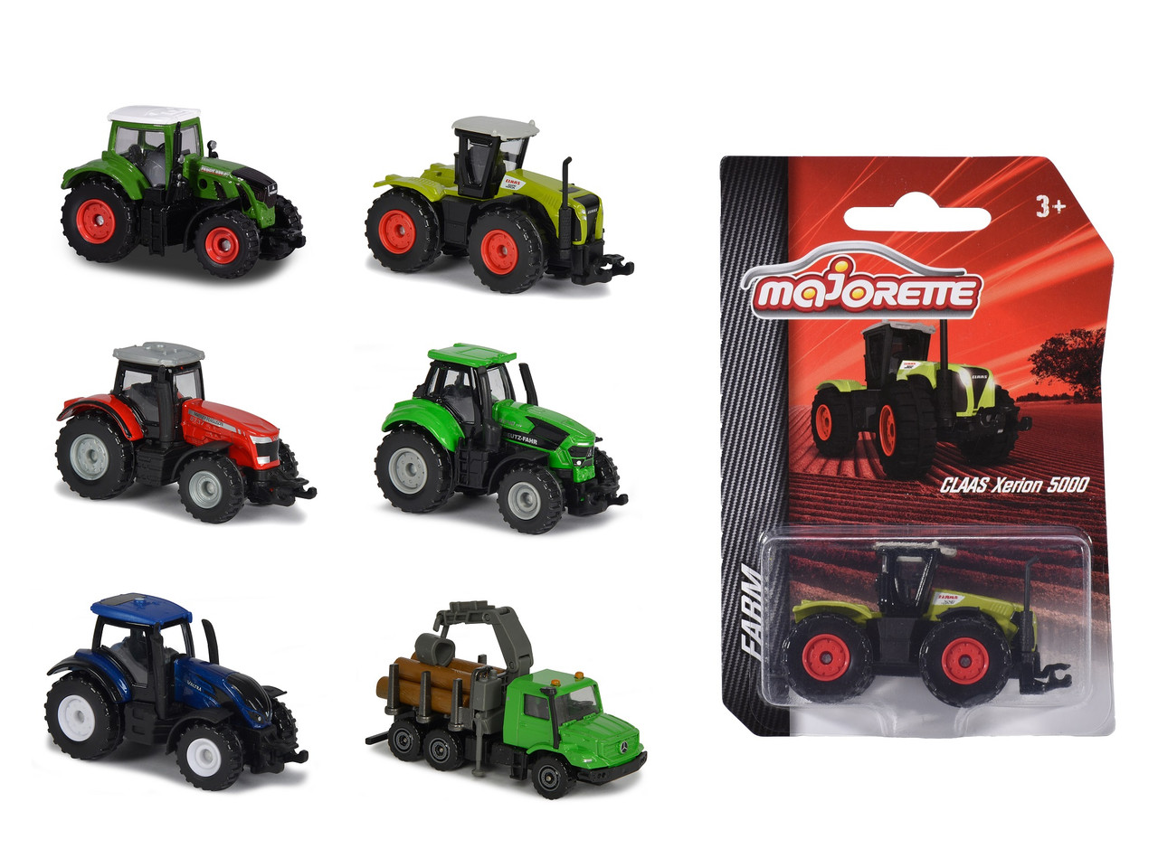 Машинка металева Majorette Ферма 7,5см 6 видів (2057400)