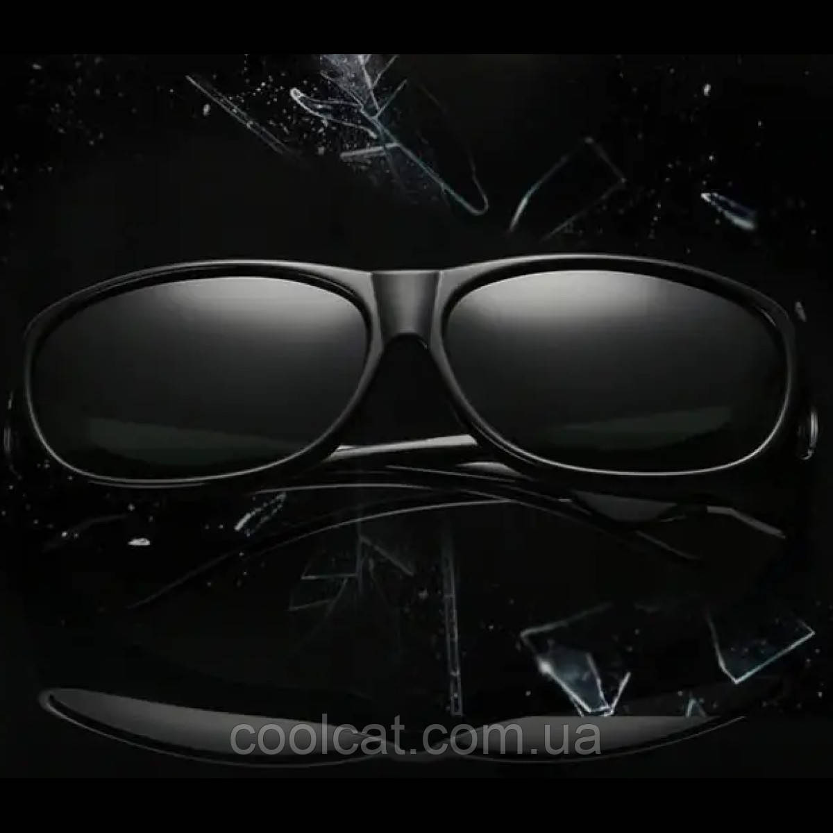 Солнцезащитные очки для водителей HD Vision, Темно-серые / Очки для вождения - фото 10 - id-p1671024486