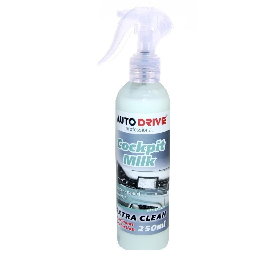 Поліроль панелі приладів Auto Drive без запаху Cockpit Milk 250ml (24шт/уп), фото 1