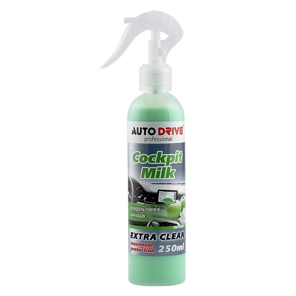 Поліроль-молочко Auto Drive Cockpit Milk Яблуко 250ml (24шт/уп)