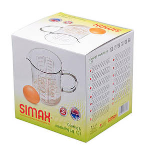 Мірний кухоль SIMAX Color 1 л з розсіювачем полум'я s3843 / s6151, фото 3