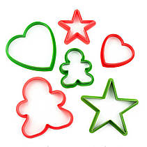 Вирубки для печива Чоловічок Серце Зірочка 6 штук, фото 5