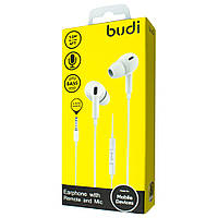 EP28DW - HF Budi Earphone 3.5 connector, 1.2m White