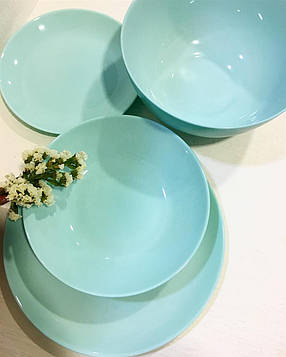 Сервіз столовий Luminarc Diwali Light Turquoise 19 предметів 2947 LUM, фото 3