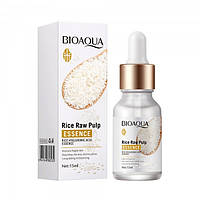 Сыворотка для лица антивозрастная, Bioaqua Rice Raw Pulp Essence, с экстрактом риса, 15мл,