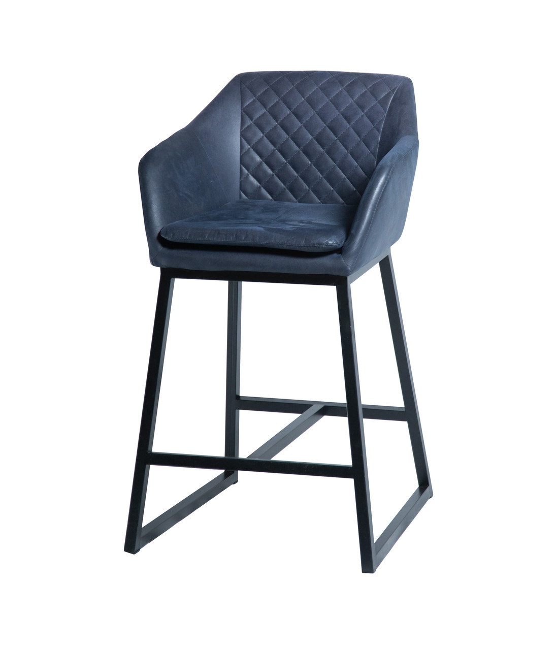 Стілець барний Marion Bar hoker з підлокітниками на металевому каркасі висота сидіння 71 см (Megastyle ТМ)