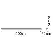 LED-світильник лінійний Ledvance 46W 4000K IP20 1.5 м 220 V з акумулятором аварійного живлення 4058075515352, фото 3