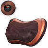 Масажна подушка Massage pillow 8028 + Подарунок Тонометр CK-102S / Роликовий масажер-подушка для шиї в авто, фото 7