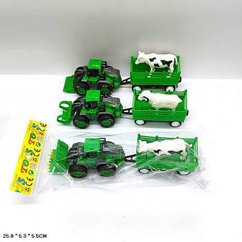 Трактор з причепом та твариною 268-23 G-Rich
