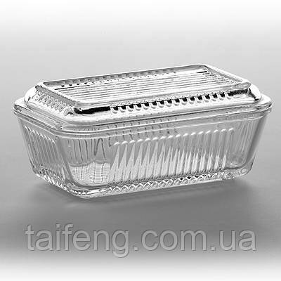 Маслянка скляна з кришкою Pasabahce Tereyaglik 97711