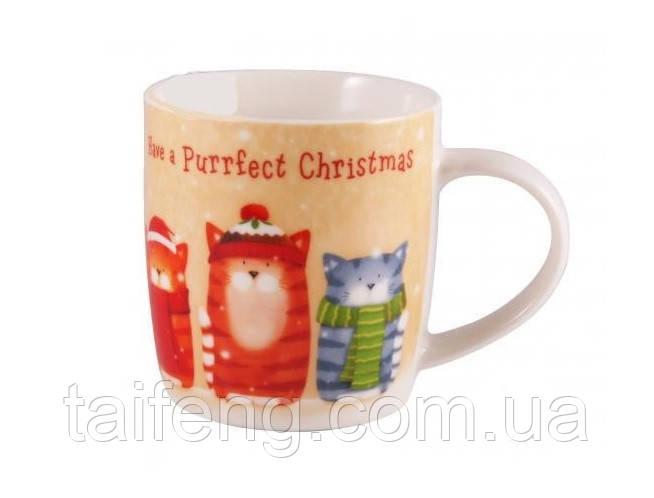 Чашка 390 мл Merry Christmas Purrfect Christmas Milika M0520-NY13