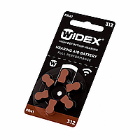 Батарейки для слуховых аппаратов Widex 312 (6 шт)