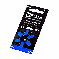 Батарейки для слуховых аппаратов Widex 675 (6 шт)