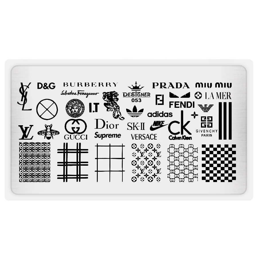 Пластина для стемпінгу Designer №53 (12*6 см)