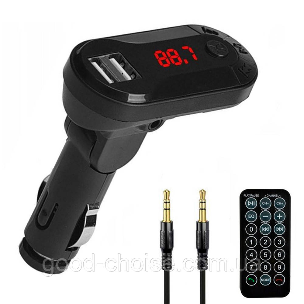 FM модулятор для авто CM i9, з Bluetooth, mp3 / Передавач в прикурювач / Трансмітер автомобільний