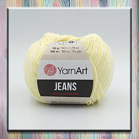Пряжа (нитка) бавовняна Джинс (Jeans) 86 шампань YarnArt (ЯрнАрт) 1D526