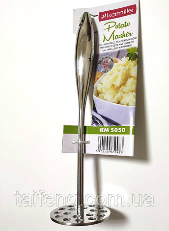 Прес для картоплі з неіржавкої сталі Kamille 5050, фото 1