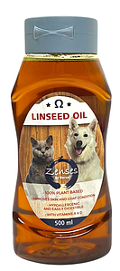 Льняна олія для собак та котів | Nerus Zenses Linseed Oil 500 мл