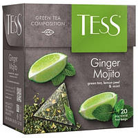 Чай TESS Ginger Mojito Зелений листовий 75 г (4823096809199)