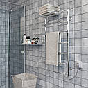 Рушникосушарка KOSSER Скоба с полкой 700х500/6 ER рег., фото 5