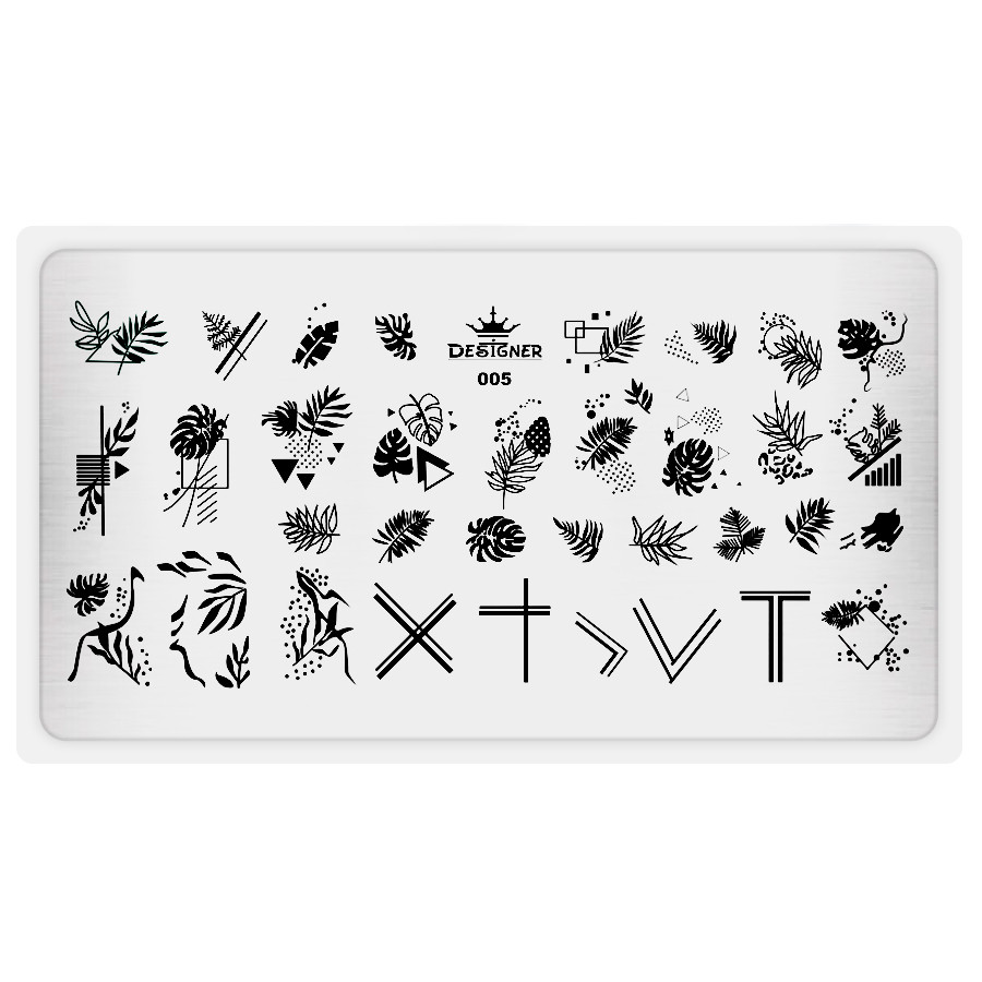 Пластина для стемпінгу Designer №5 (12*6 см), фото 1