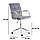 Офісне крісло Q-022 Вельвет сірий, фото 4
