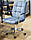 Офісне крісло Q-022 Вельвет сірий, фото 2