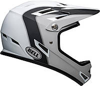 Велошлем BMX даунхилл Bell Sanction Adult Full Face Bike Helmet Agility Black/White Medium (55-57cm)
