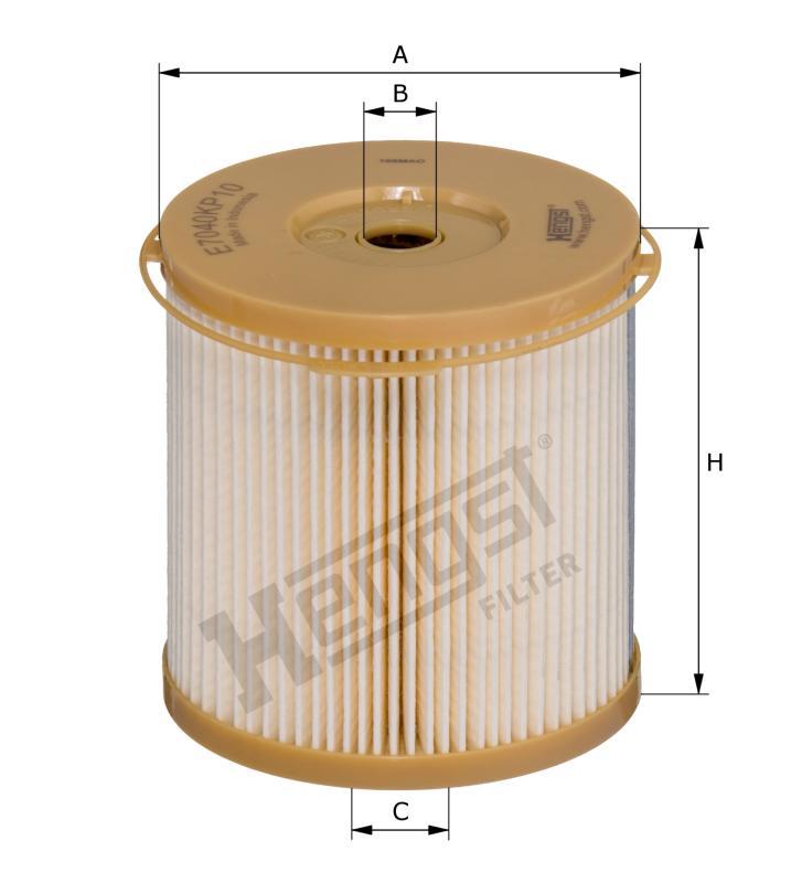 Фільтр паливний E7040KP10 D412