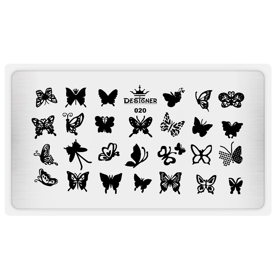 Пластина для стемпінгу Designer №20 (12*6 см), фото 1