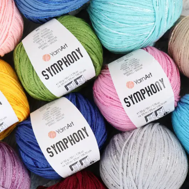 Пряжа YarnArt Symphony купити в Україні Дешево! Інтернетмагазин ниток для в'язання