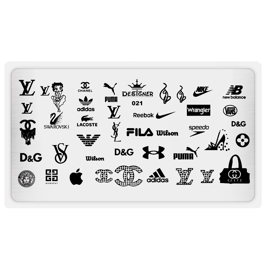 Пластина для стемпінгу Designer №21 (12*6 см), фото 1