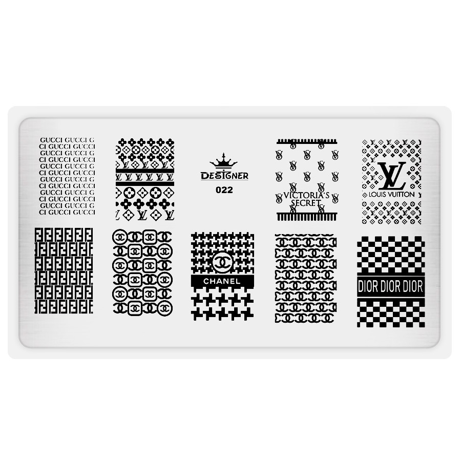 Пластина для стемпінгу Designer №22 (12*6 см), фото 1