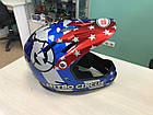 Шолом для вело кросу Bell Sanction Bike Helmet Nitro Circus Gloss Silver/Blue/Red Small (53-55cm), фото 8