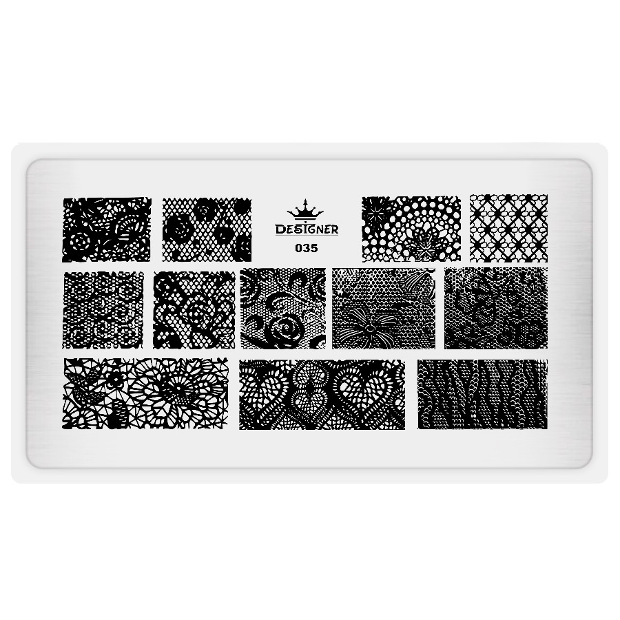 Пластина для стемпінгу Designer №35 (12*6 см)
