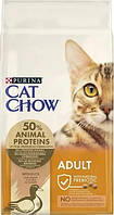 Сухой корм для кошек Purina Cat Chow Adult с уткой 15 кг