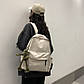 Жіночий рюкзак однотонний бордо, фото 4