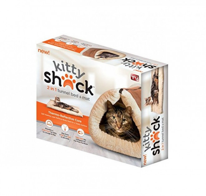 Килимок тунель для кішок 2 в 1 Kitty Shock