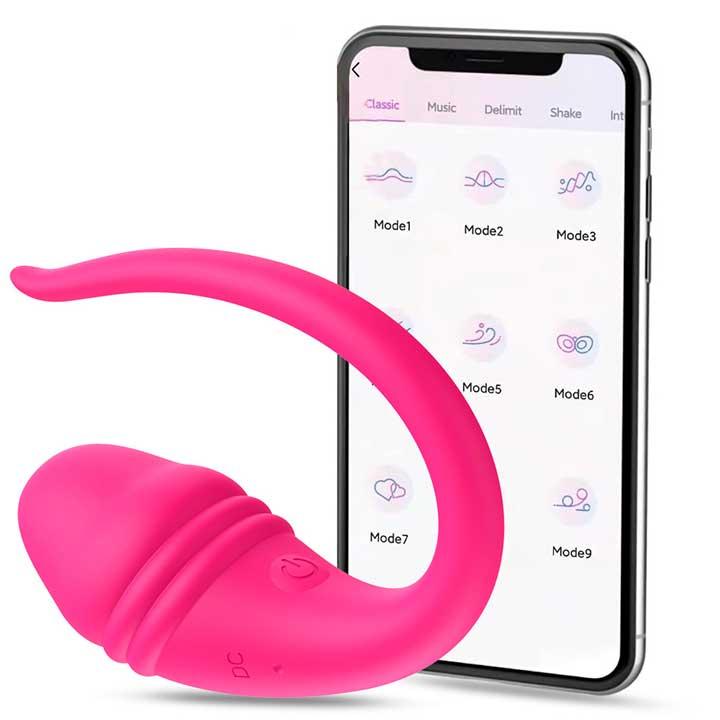 Смарт віброяйце Love Spouse USB 9 режимів - Рожевий - Смарт вібратори